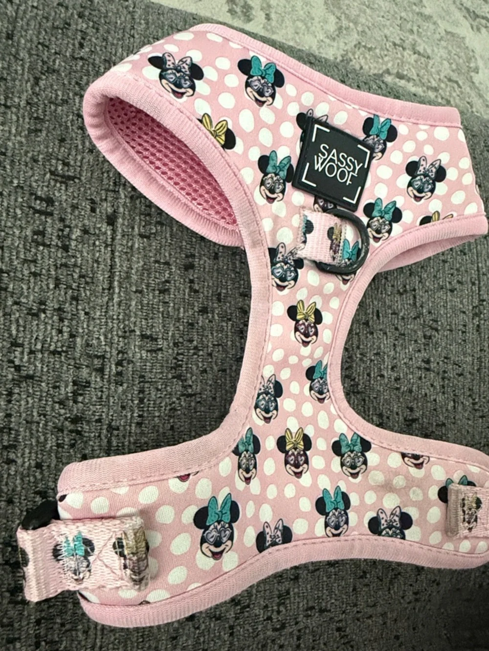 Sassy Woof Disney Minnie Dog Harness Size Small